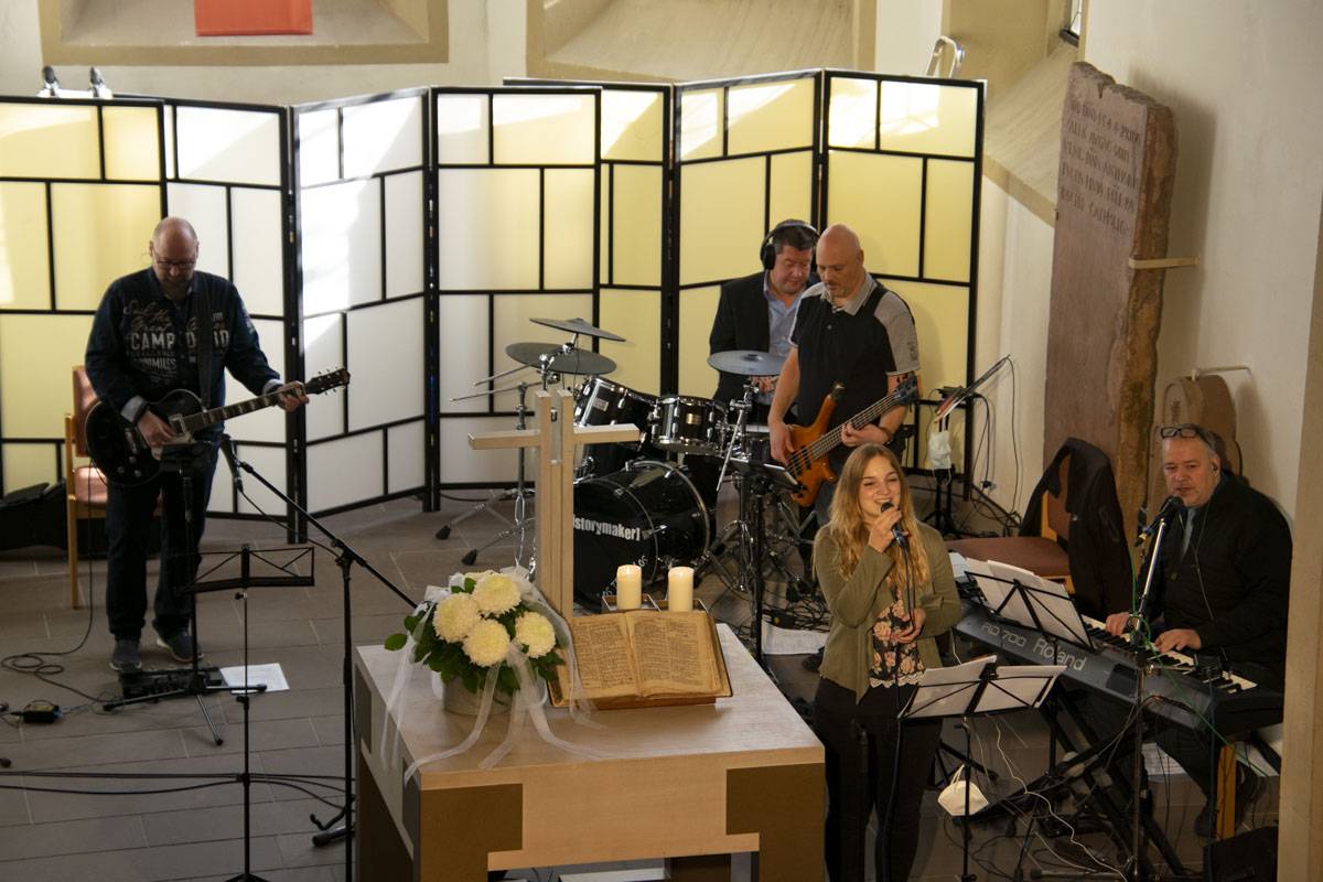 band Historymaker in Evangelischer Kirche eutingen